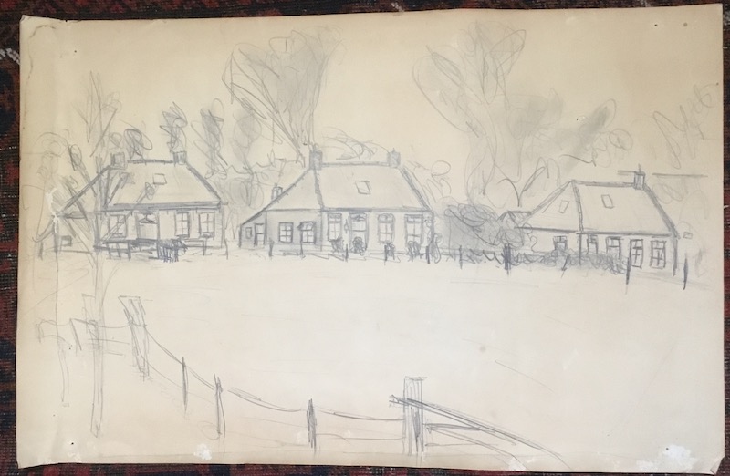 zuurdijk zuurdiek gehucht Ewer tekening sdw