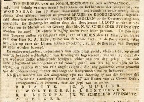 1825 03 16 watersnood noodlijdenden lulofs martinikerk schroeder stekinmetz