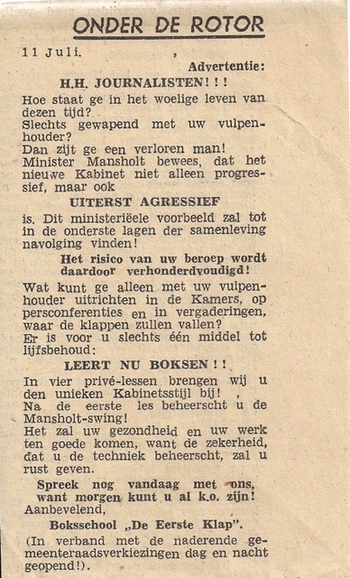sicco mansholt louwes stephan Louwe Herman Derk Louwes Westerhuis Vierhuizen Zuurdijk zuurdiek Westpolder 